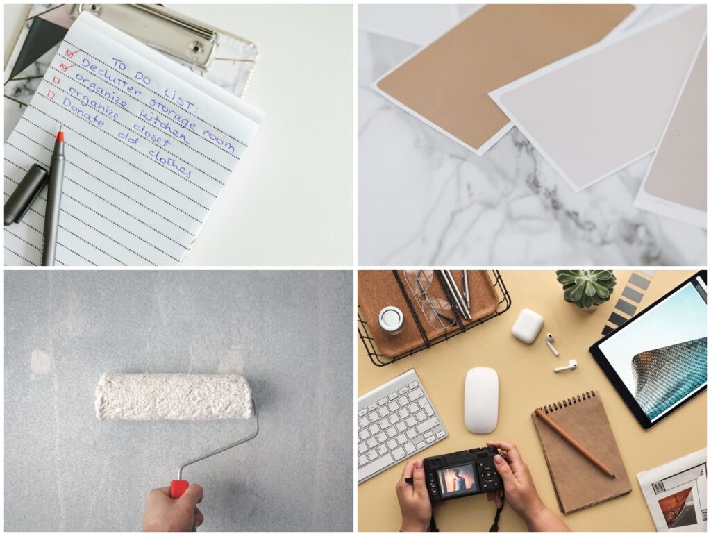 Les 4 étapes du home staging : audit, moodboard, travaux, shooting photo